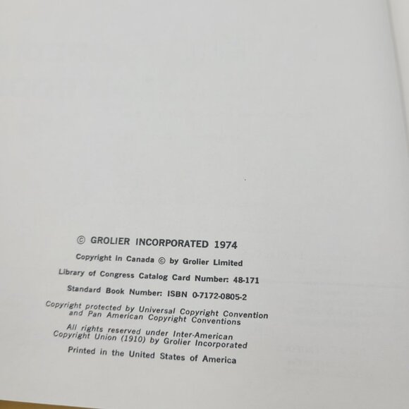 Vintage 1974 Grolier Encyclopedia Year Book | Rare Publishing Collectible - Picture 6 of 16